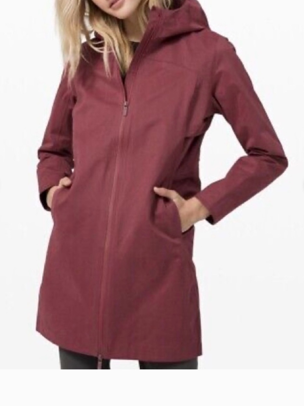 Lululemon rebel rain jacket - Chianti